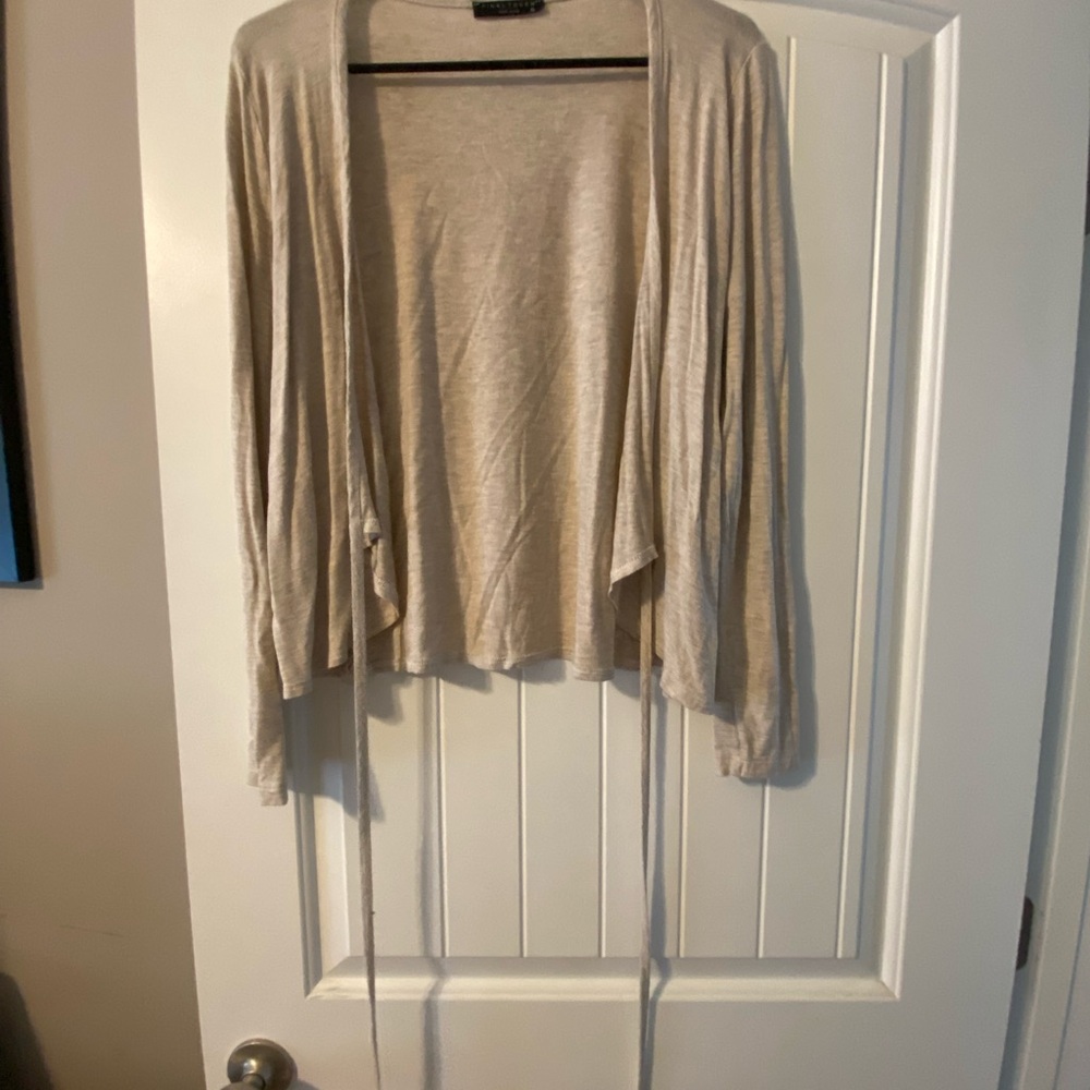 Women's Cream Sweater Cardigan
